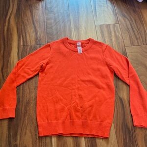 Primary Bold Orange Knit Top 6-7